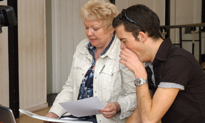 Glyn's tired out - and they've hardly started