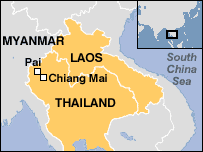 Bản đồ Bắc Thái Lan