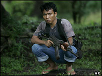 Povstalec z Hnutí svobodný Aceh