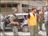 انفجاردر برابر وزارت عدليه افغانستان در کابل