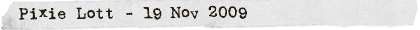 Pixie Lott - 19 Nov 2009