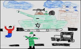 Israeli soldiers invade bethlehem streets.