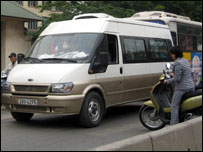 Một cảnh giao thông đô thị ở Việt Nam