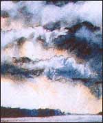 'Big Sky' painting for Recovery magazine 