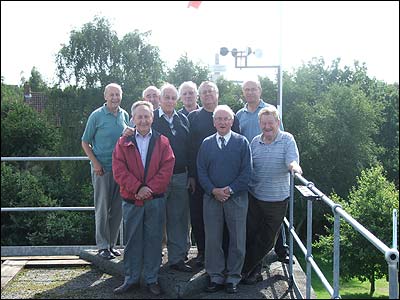 The MHAS team on the roof of the Control Tower