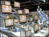 نمايشگرهای جديد در نمايشگاه لاس وگاس