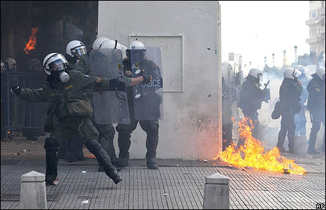 Atina'daki gösteriler