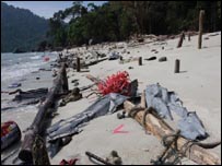 Následky tsunami v Thajsku