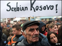 protestë e Serbëve të Kosovës