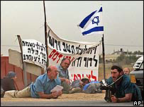 Moradores de assentamento judaico em Gaza sob fogo palestino