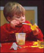 A nursery child painting