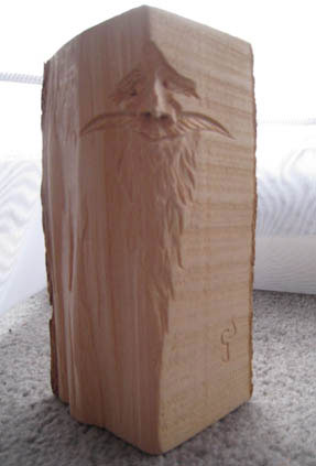 My carved tree: it