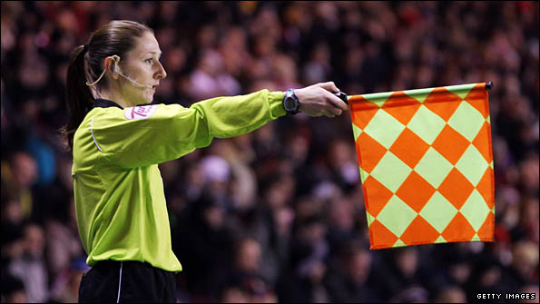Assistant referee Sian Massey