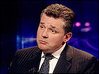 Environment minister Ian Pearson MP on Newsnight in October