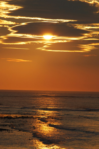 Donegal Sunset. Gul, Irish surfari, autumn 08
