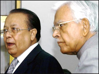 नटवर सिंह और मुर्शीद ख़ान 