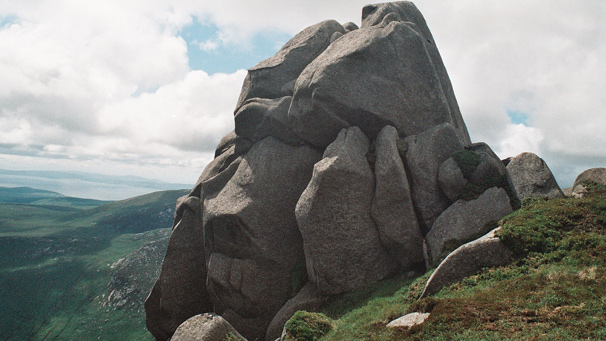 Rock on Goat Fell, Arran