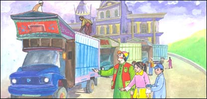 لالوماما، ماشومان او لارۍ