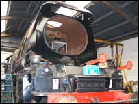 KWVR's City of Wells train