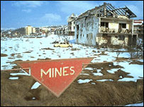 ساحه فرش با ماين 