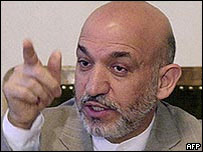 افغانستان کے صدر حامد کرزئی