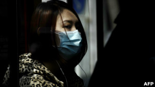 北京东城的雾霾和行人