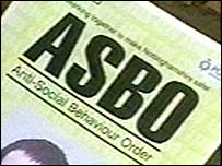 违反社会行为标准令