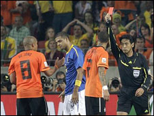 مباراة البرازيل وهولندا