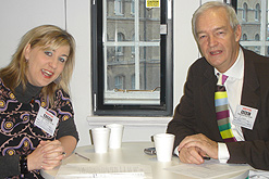 Kate Fox and Jon Snow