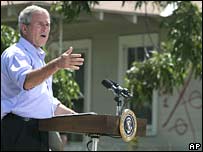 جورج بوش در شهر بيلوکسی سخنرانی می کند