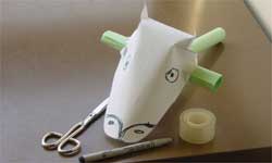 Here is the finished article with all the things you need to make it. It's very quick, easy and fun to do.