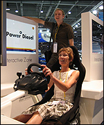 Tom and Christine at the Motor Show