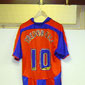 Trevor's Crystal Palace shirt - No. 10. Hanging in the First teams locker room