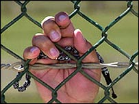 Prisioneira. Foto: AP