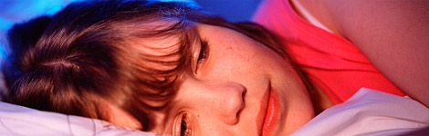 A girl sleeping
