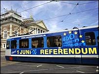 Xe điện ở Amsterdam 