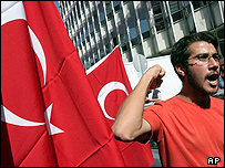 اعتراض های ضد آمریکایی در ترکیه