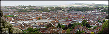 View from Salisbury Cathedral looking east