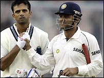 وریندر سہواگ اور راہول ڈراوڈ