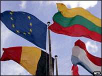 AB üyesi ülkelerin bayrakları