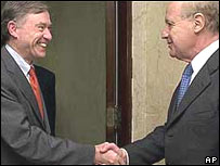 Kirchner se encontrou com Köhler nesta terça-feira