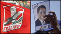 Mozambique election posters/flags
