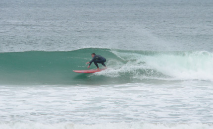 A sunset at St Jean de Luz in the Basque Country can be worth price of the trip alone. Small waves too. Pic Mark, Oct 06