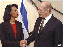 Rice ve Olmert