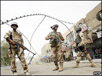 سربازان عراقی در بغداد