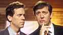 Hugh Laurie and Stephen Fry