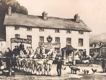 Gwesty'r Corbett yn 1798