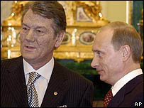 Президенти України та Росії 