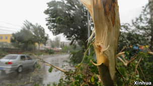 颱風布拉萬導致長春受災