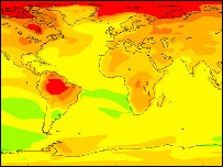 Mapa do projeto da BBC sobre clima (ver link à direita)